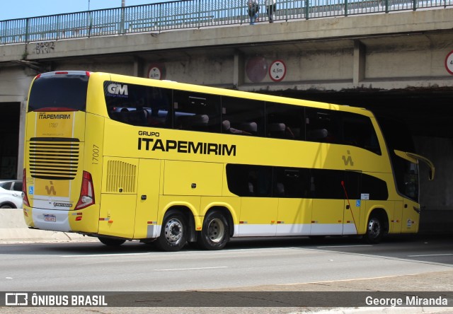 Viação Itapemirim 17007 na cidade de São Paulo, São Paulo, Brasil, por George Miranda. ID da foto: 9670537.