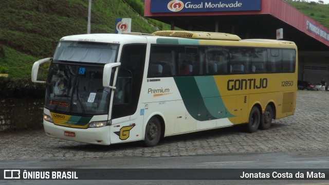 Empresa Gontijo de Transportes 12850 na cidade de João Monlevade, Minas Gerais, Brasil, por Jonatas Costa da Mata. ID da foto: 9670804.