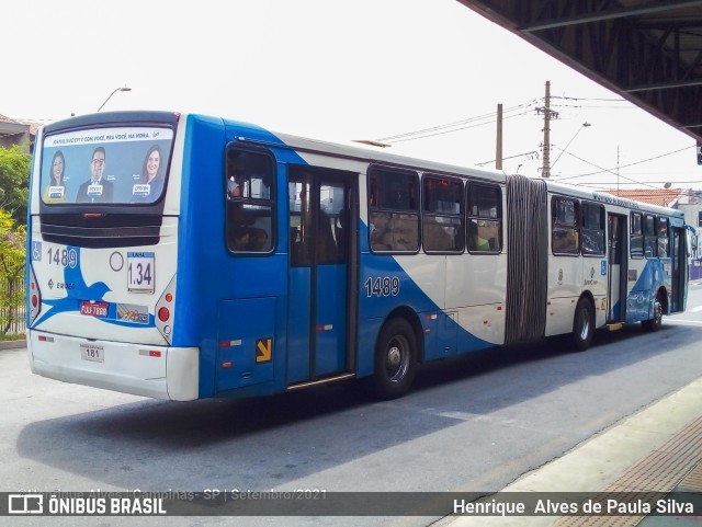 VB Transportes e Turismo 1489 na cidade de Campinas, São Paulo, Brasil, por Henrique Alves de Paula Silva. Número da foto: #9669977.