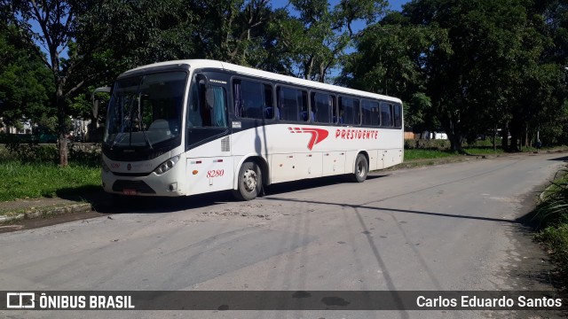 Viação Presidente 8280 na cidade de São João del Rei, Minas Gerais, Brasil, por Carlos Eduardo Santos. ID da foto: 9671951.