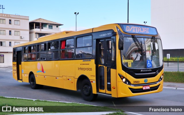 Viação Praiana 3503 na cidade de Balneário Camboriú, Santa Catarina, Brasil, por Francisco Ivano. Número da foto: #9671997.