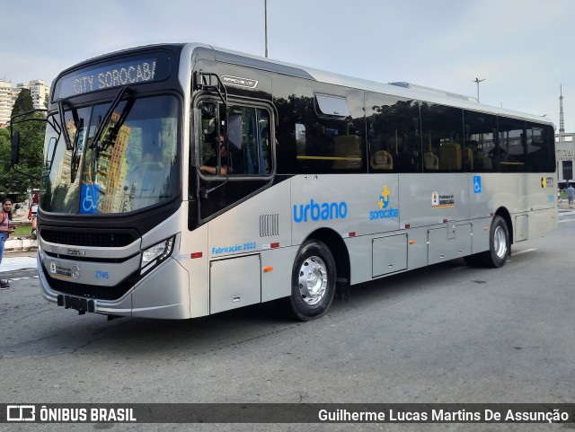 City Transporte Urbano Intermodal Sorocaba 2745 na cidade de São Paulo, São Paulo, Brasil, por Guilherme Lucas Martins De Assunção. Número da foto: #9672366.