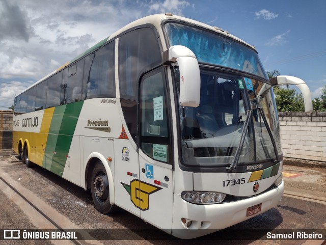 Empresa Gontijo de Transportes 17345 na cidade de Uberlândia, Minas Gerais, Brasil, por Samuel Ribeiro. Número da foto: #9670197.