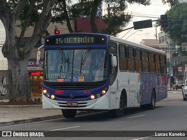 BR7 Mobilidade 873 na cidade de São Bernardo do Campo, São Paulo, Brasil, por Lucas Kaneko. ID da foto: 9672295.