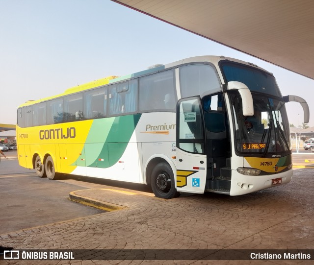 Empresa Gontijo de Transportes 14780 na cidade de Ribeirão Preto, São Paulo, Brasil, por Cristiano Martins. ID da foto: 9670305.