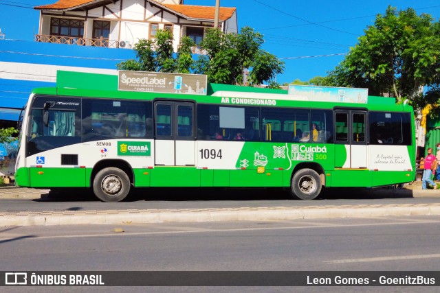 Viação Paraense Cuiabá Transportes 1094 na cidade de Cuiabá, Mato Grosso, Brasil, por Leon Gomes. Número da foto: #9671900.