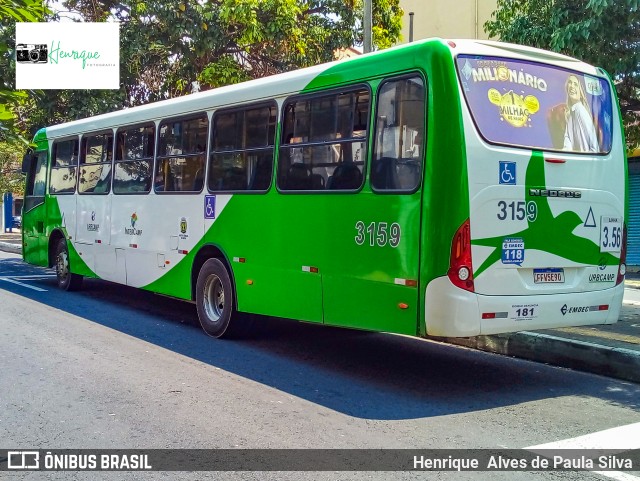 VB Transportes e Turismo 3159 na cidade de Campinas, São Paulo, Brasil, por Henrique Alves de Paula Silva. ID da foto: 9671107.