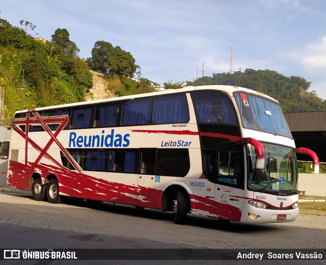 Empresa Reunidas Paulista de Transportes 160203 na cidade de Santos, São Paulo, Brasil, por Andrey  Soares Vassão. Número da foto: #9617860.