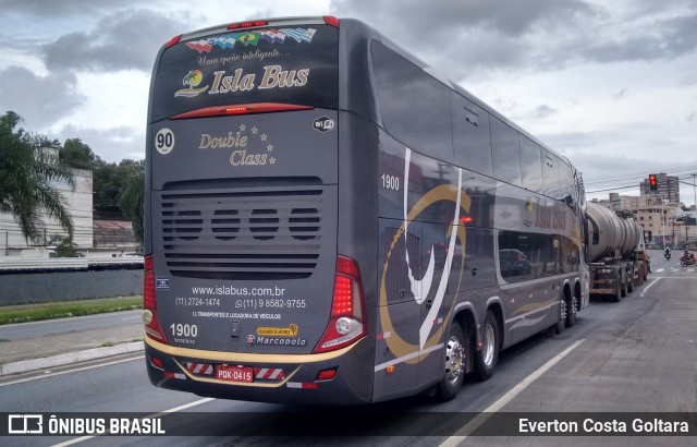 Isla Bus Transportes 1900 na cidade de Cariacica, Espírito Santo, Brasil, por Everton Costa Goltara. Número da foto: #9615769.