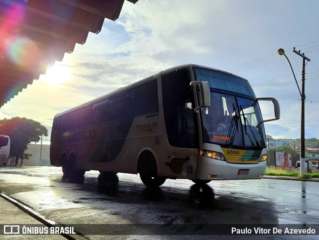 Empresa Gontijo de Transportes 12550 na cidade de Araxá, Minas Gerais, Brasil, por Paulo Vitor De Azevedo. Número da foto: #9617900.