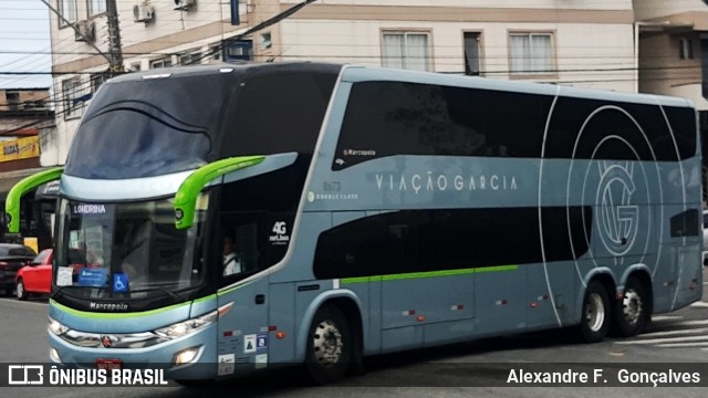 Viação Garcia 8673 na cidade de Balneário Camboriú, Santa Catarina, Brasil, por Alexandre F.  Gonçalves. Número da foto: #9617836.