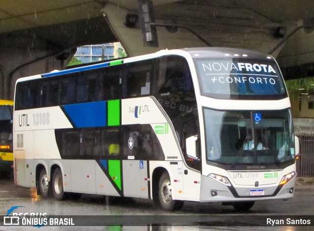 UTIL - União Transporte Interestadual de Luxo 13108 na cidade de Belo Horizonte, Minas Gerais, Brasil, por Ryan Santos. ID da foto: 9616115.