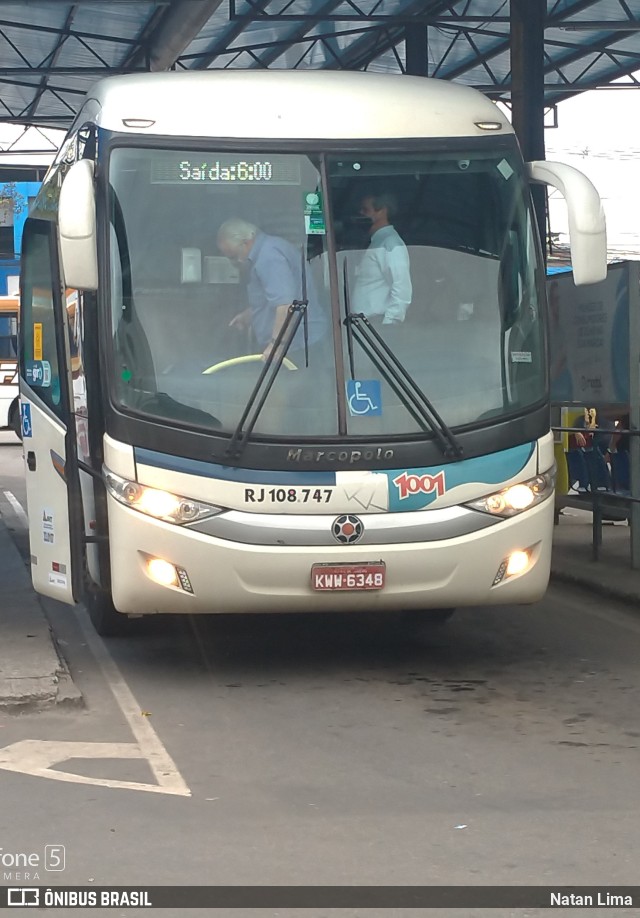 Auto Viação 1001 RJ 108.747 na cidade de Duque de Caxias, Rio de Janeiro, Brasil, por Natan Lima. ID da foto: 9618490.