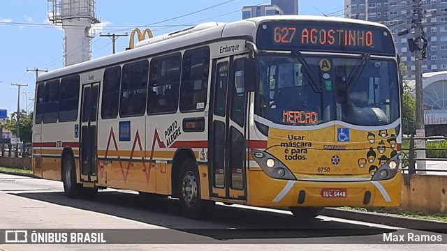 SOPAL - Sociedade de Ônibus Porto-Alegrense Ltda. 6750 na cidade de Porto Alegre, Rio Grande do Sul, Brasil, por Max Ramos. ID da foto: 9617791.