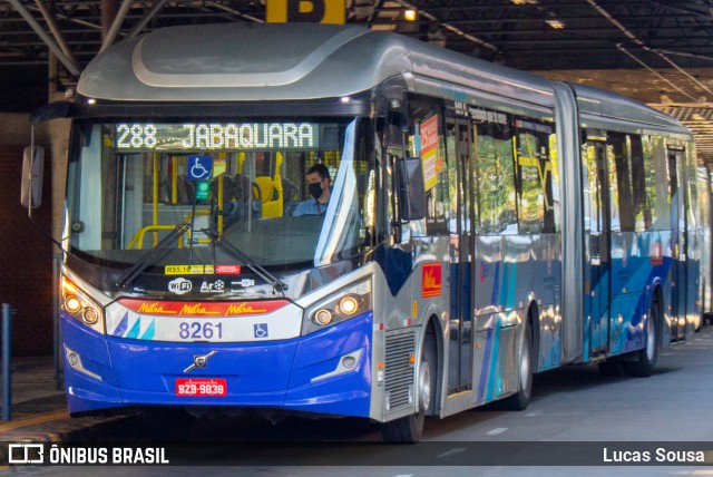 Metra - Sistema Metropolitano de Transporte 8261 na cidade de São Bernardo do Campo, São Paulo, Brasil, por Lucas Sousa. Número da foto: #9617634.