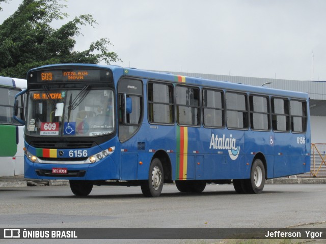 Viação Atalaia Transportes 6156 na cidade de Aracaju, Sergipe, Brasil, por Jefferson  Ygor. ID da foto: 9619023.