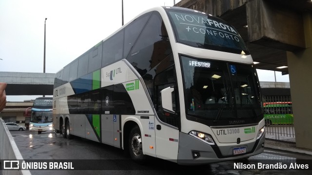 UTIL - União Transporte Interestadual de Luxo 13108 na cidade de Belo Horizonte, Minas Gerais, Brasil, por Nilson Brandão Alves. Número da foto: #9616577.