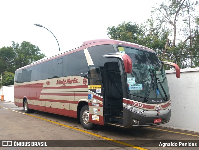 Santa Maria Fretamento e Turismo > Transportes Santa Maria(SP) 710 na cidade de Araçatuba, São Paulo, Brasil, por Agnaldo Penides. Número da foto: #9616342.