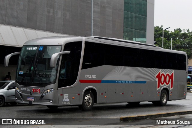 Auto Viação 1001 RJ 108.1230 na cidade de Rio de Janeiro, Rio de Janeiro, Brasil, por Matheus Souza. Número da foto: #9675141.