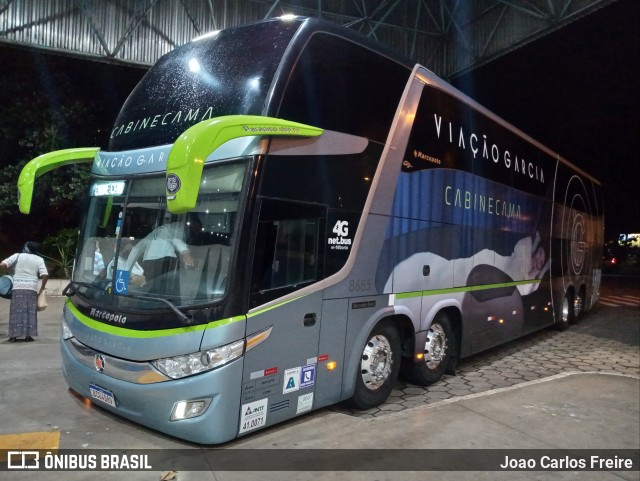 Viação Garcia 8685 na cidade de Bauru, São Paulo, Brasil, por Joao Carlos Freire. Número da foto: #9674019.