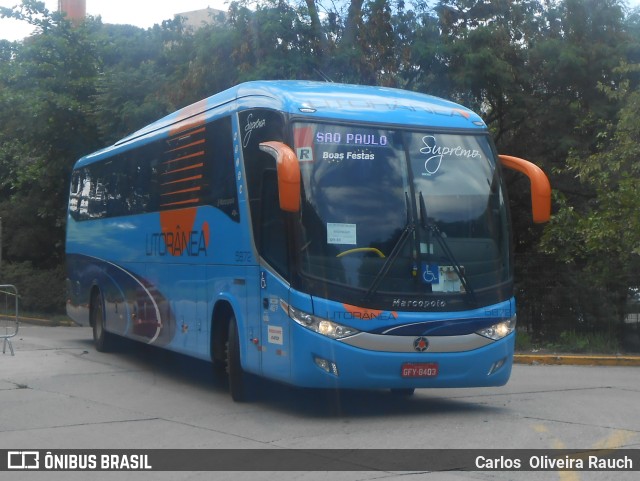 Litorânea Transportes Coletivos 5872 na cidade de São Paulo, São Paulo, Brasil, por Carlos  Oliveira Rauch. ID da foto: 9673492.