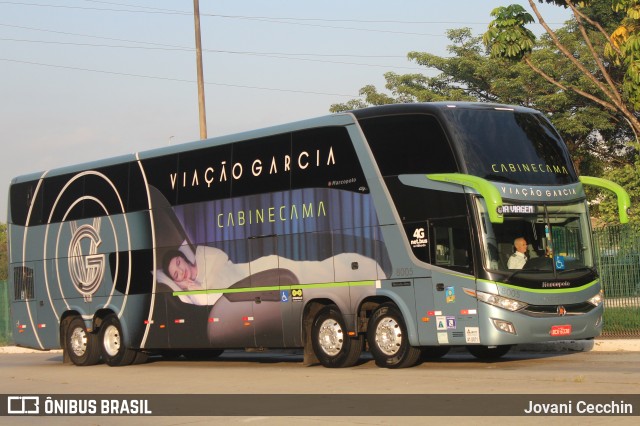 Viação Garcia 8005 na cidade de São Paulo, São Paulo, Brasil, por Jovani Cecchin. ID da foto: 9674840.