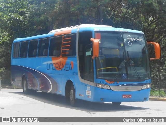 Litorânea Transportes Coletivos 5090 na cidade de São Paulo, São Paulo, Brasil, por Carlos  Oliveira Rauch. Número da foto: #9673523.