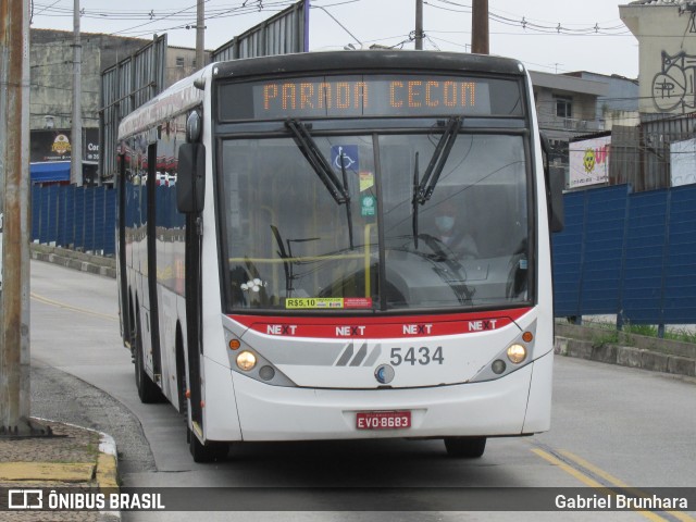 Next Mobilidade - ABC Sistema de Transporte 5434 na cidade de Diadema, São Paulo, Brasil, por Gabriel Brunhara. ID da foto: 9675269.