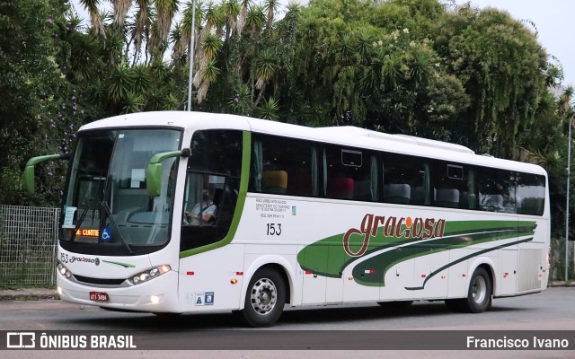 Viação Graciosa 153 na cidade de Curitiba, Paraná, Brasil, por Francisco Ivano. ID da foto: 9675102.