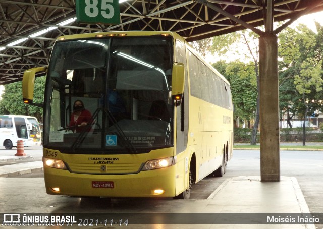 Viação Itapemirim 9549 na cidade de São Paulo, São Paulo, Brasil, por Moiséis Inácio. ID da foto: 9673404.