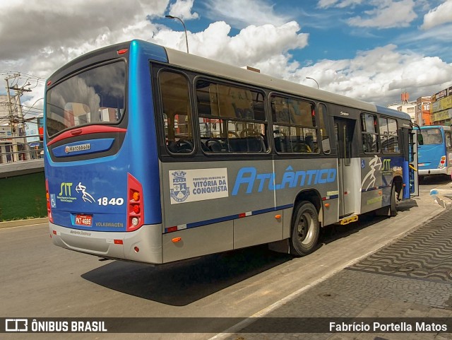 ATT - Atlântico Transportes e Turismo - Vitória da Conquista 1840 na cidade de Vitória da Conquista, Bahia, Brasil, por Fabrício Portella Matos. Número da foto: #9673775.