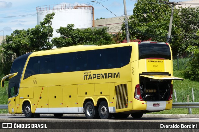 Viação Itapemirim 17023 na cidade de São José dos Campos, São Paulo, Brasil, por Everaldo Bordini. ID da foto: 9673401.