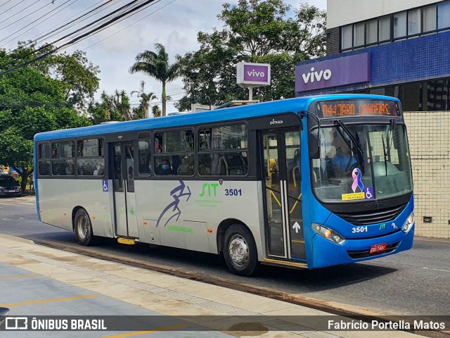 Viação Rosa Vitória da Conquista 3501 na cidade de Vitória da Conquista, Bahia, Brasil, por Fabrício Portella Matos. ID da foto: 9673306.