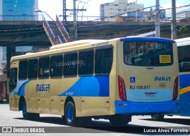 Master Transportes Coletivos de Passageiros RJ 159.017 na cidade de Nova Iguaçu, Rio de Janeiro, Brasil, por Lucas Alves Ferreira. ID da foto: 9673513.