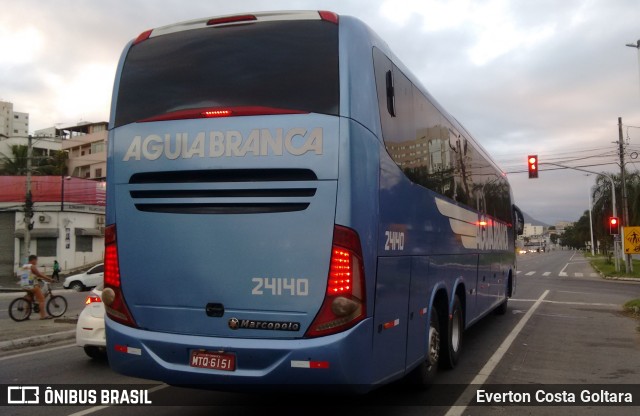Viação Águia Branca 24140 na cidade de Cariacica, Espírito Santo, Brasil, por Everton Costa Goltara. Número da foto: #9673528.