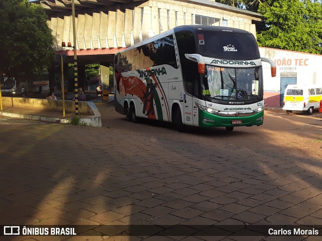 Empresa de Transportes Andorinha 6255 na cidade de Presidente Venceslau, São Paulo, Brasil, por Carlos Morais. ID da foto: 9672842.