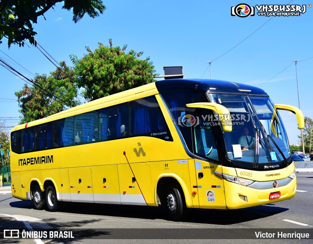 Viação Itapemirim 60085 na cidade de São Paulo, São Paulo, Brasil, por Victor Henrique. Número da foto: #9674486.
