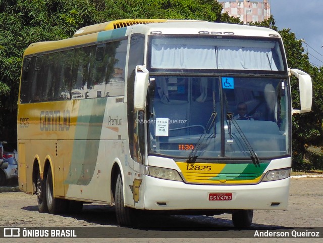 Empresa Gontijo de Transportes 12825 na cidade de Vitória da Conquista, Bahia, Brasil, por Anderson Queiroz. ID da foto: 9676324.