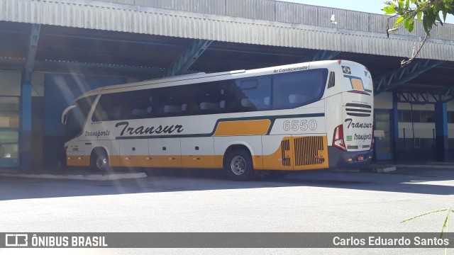 Transur - Transporte Rodoviário Mansur 6550 na cidade de São João del Rei, Minas Gerais, Brasil, por Carlos Eduardo Santos. Número da foto: #9675377.