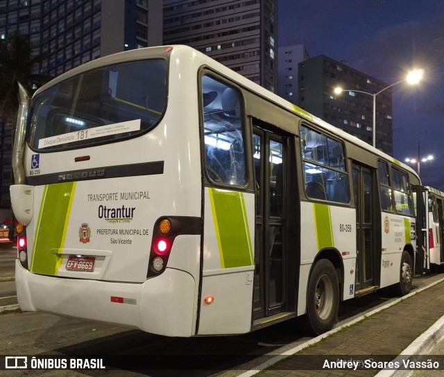 Otrantur Transporte e Turismo 80-359 na cidade de São Vicente, São Paulo, Brasil, por Andrey  Soares Vassão. Número da foto: #9677924.