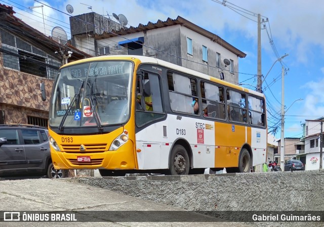 STEC - Subsistema de Transporte Especial Complementar D183 na cidade de Salvador, Bahia, Brasil, por Gabriel Guimarães. ID da foto: 9676670.