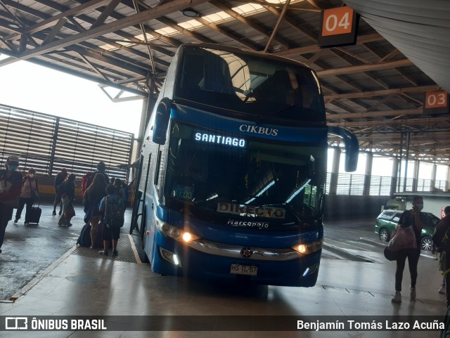 Cikbus HSTL57 na cidade de Estación Central, Santiago, Metropolitana de Santiago, Chile, por Benjamín Tomás Lazo Acuña. Número da foto: #9675293.
