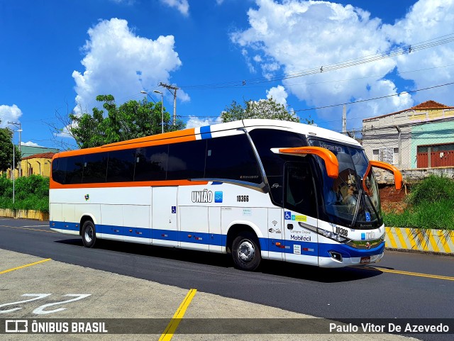 Expresso União 10366 na cidade de Ribeirão Preto, São Paulo, Brasil, por Paulo Vitor De Azevedo. Número da foto: #9676234.