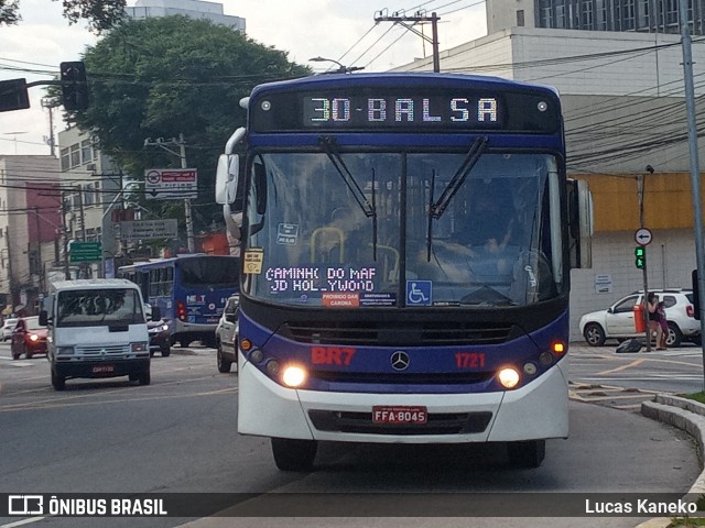 BR7 Mobilidade 1721 na cidade de São Bernardo do Campo, São Paulo, Brasil, por Lucas Kaneko. Número da foto: #9675474.