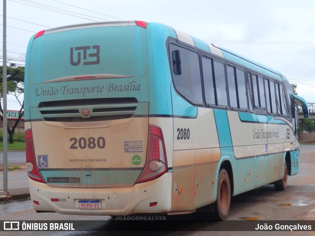UTB - União Transporte Brasília 2080 na cidade de Taguatinga, Distrito Federal, Brasil, por João Gonçalves. Número da foto: #9676938.
