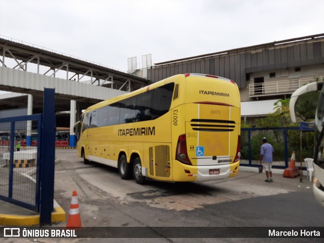 Viação Itapemirim 60073 na cidade de Rio de Janeiro, Rio de Janeiro, Brasil, por Marcelo Horta. Número da foto: #9677673.