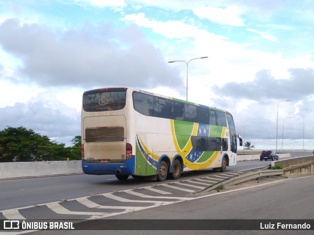 LC Turismo DTE3881 na cidade de Maceió, Alagoas, Brasil, por Luiz Fernando. ID da foto: 9677256.