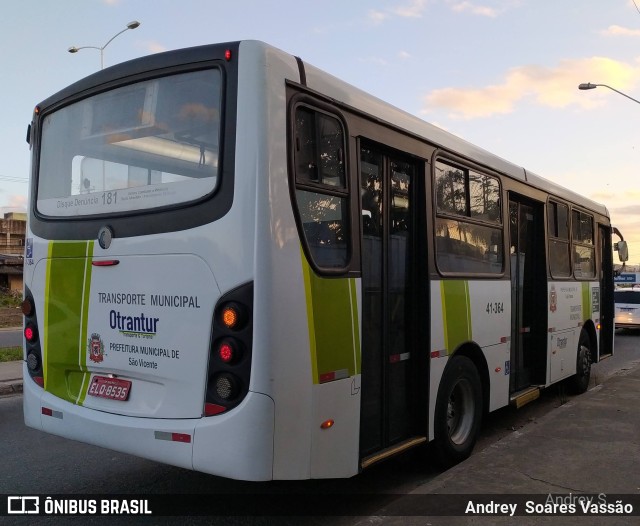 Otrantur Transporte e Turismo 41-364 na cidade de São Vicente, São Paulo, Brasil, por Andrey  Soares Vassão. ID da foto: 9677918.