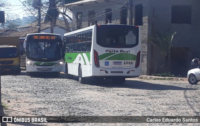 Viação Porto Real 2220 na cidade de Tiradentes, Minas Gerais, Brasil, por Carlos Eduardo Santos. Número da foto: #9676238.