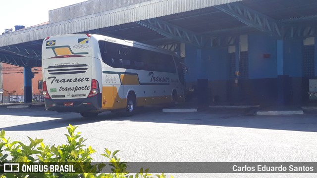 Transur - Transporte Rodoviário Mansur 6550 na cidade de São João del Rei, Minas Gerais, Brasil, por Carlos Eduardo Santos. Número da foto: #9676433.